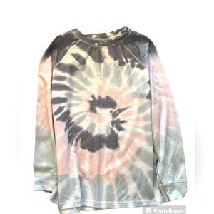 Women’s‎ Crewneck Tie Dye Long Sleeve Top | Small
